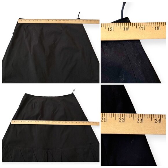 Prada A‎ line Black Cotton Skirt, Size 46 Italy/L, Never worn - Picture 11 of 12